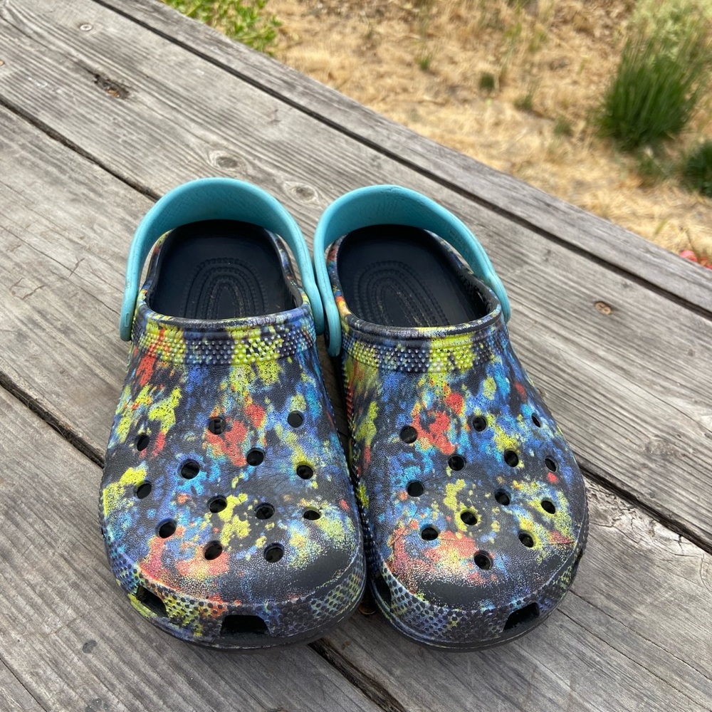 CROCS, size 1, multi-color